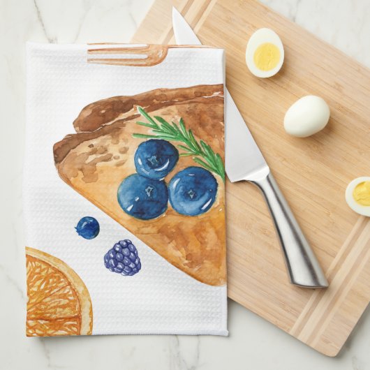 Modern Pancakes Kitchen Beauty Breakfast Theedoek (Quarter Fold)