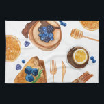 Modern Pancakes Kitchen Beauty Breakfast Theedoek<br><div class="desc">Modern Pancakes Kitchen Beauty Breakfast</div>