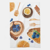 Modern Pancakes Kitchen Beauty Breakfast Theedoek (Verticaal)