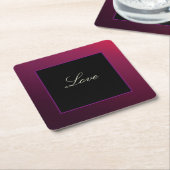 Modern papier Onderzetter - Berry Minimalist (Schuin)