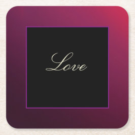 Modern papier Onderzetter - Berry Minimalist