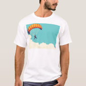 Modern Parachuter Mannen basic T-shirt (Voorkant)