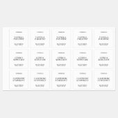 Modern parfumlabel elegant product sticker (Vel)