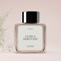 Modern parfumlabel elegant product sticker