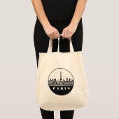 Modern Parijs, Frankrijk stadsgezicht | Skyline-Ca Tote Bag (Voorkant (product))