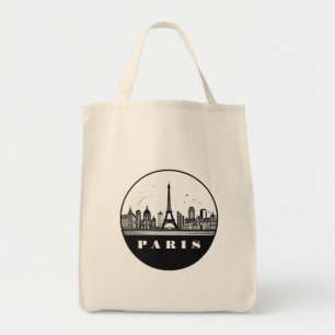 Modern Parijs, Frankrijk stadsgezicht   Skyline-Ca Tote Bag