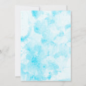 Modern Paris Bridal Shower Invitations Kaart (Achterkant)