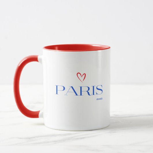 Modern Paris Design met Rode Hart Mok (Links)