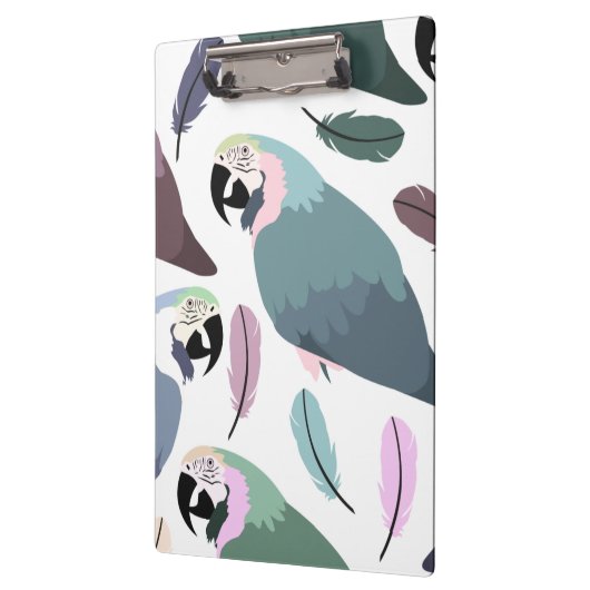 Modern Parrots Tropical Pattern  Klembord (Links)