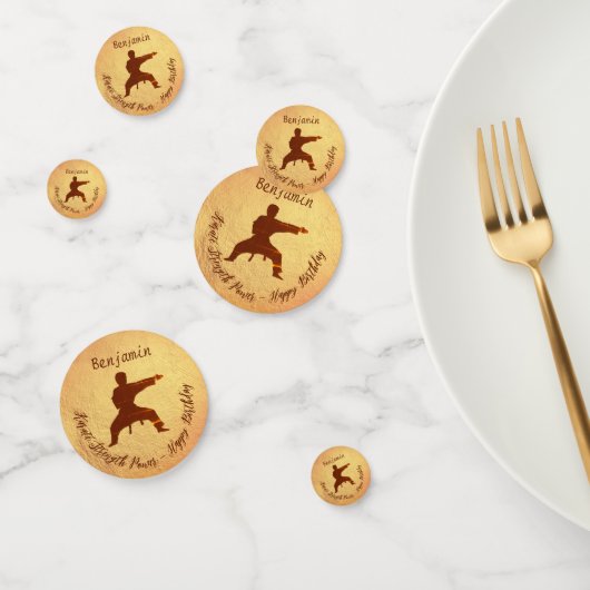 Modern Partij Karate Martial Arts Happy Birthday Confetti (Groep)