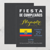 Modern: Partij voor de Republiek Ecuador Kaart (Voorkant / Achterkant)