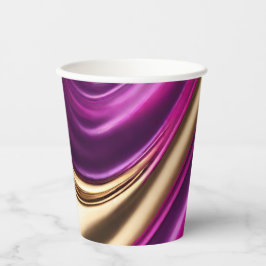 Modern Party Supplies- Paarse Roze en Goud- Papieren Bekers