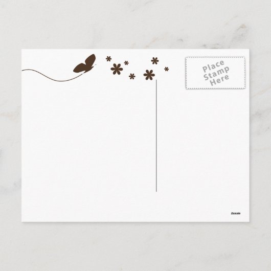 Modern Pasen Gelukkig Paasei Chocolade Bruine Post Feestdagenkaart (Achterkant)