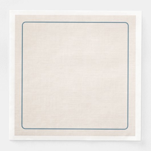 Modern Passover Seder Linen-Style Paper Napkin Servet (Voorkant)