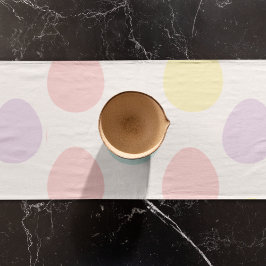 Modern pasteeleipatroon | Vrolijk Pasen Korte Tafelloper