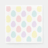 Modern pasteeleipatroon | Vrolijk Pasen Servet (Voorkant)