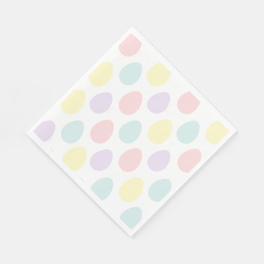 Modern pasteeleipatroon | Vrolijk Pasen Servet (Hoek)