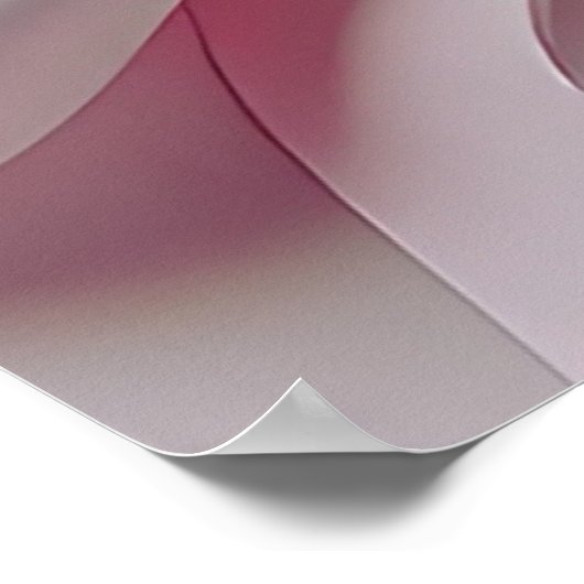 Modern Pastel Abstract 3D Face Art Poster (Hoek)