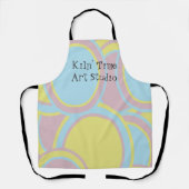 Modern Pastel Abstract Painting Schort (Voorkant)