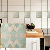 Modern pastel argyle patroon tegeltje