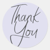 Modern Pastel | Bedankt Sticker (Voorkant)