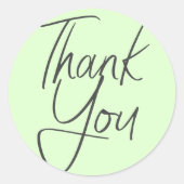 Modern Pastel | Bedankt Sticker (Voorkant)