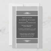 Modern pastel Block - Silver Grey - Weddenschap Kaart (Voorkant)