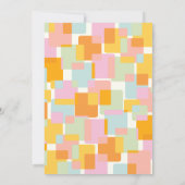 Modern Pastel Boy Girl Couples Baby shower Kaart (Achterkant)