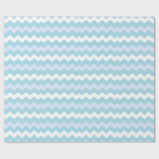 Modern pastel chevron inpakpapier (Vlak)