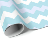 Modern pastel chevron inpakpapier (Rol Hoek)