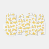 Modern pastel citrus citruscitroenen patroon bedankdoosjes (Uitgevouwen)