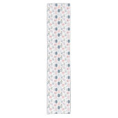 Modern Pastel Easter Egg  Table Runner Korte Tafelloper (Voorkant)