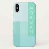 modern pastel geometrisch monogram Case-Mate iPhone case (Achterkant)
