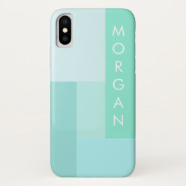 modern pastel geometrisch monogram Case-Mate iPhone case
