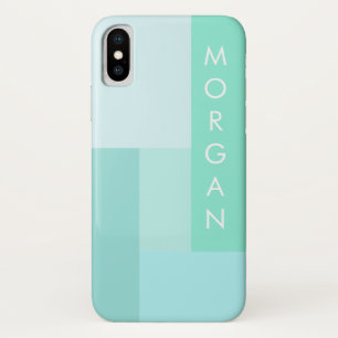modern pastel geometrisch monogram Case-Mate iPhone case