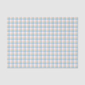 Modern Pastel Gingham  Tissuepapier (Voorkant)