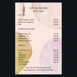 Modern pastel Glitter Flyer<br><div class="desc">Modern,  pastel Glitter Flyer. aan beide zijden. Ontworpen voor ontwerpers,  stylisten,  salons,  haar- en make-upartiesten,  nagels en knollen,  wellnesscentra en meer.</div>