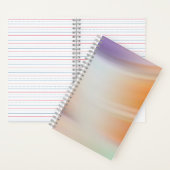 Modern Pastel Gradient Spiral Notebook Notitieboek (Binnen)