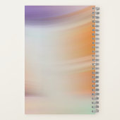 Modern Pastel Gradient Spiral Notebook Notitieboek (Achterkant)
