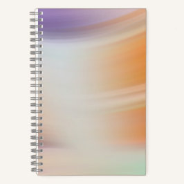 Modern Pastel Gradient Spiral Notebook Notitieboek