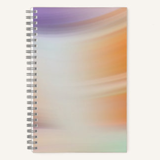 Modern Pastel Gradient Spiral Notebook Notitieboek