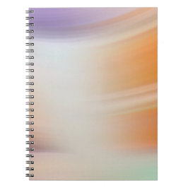Modern Pastel Gradient Spiral Notebook Notitieboek