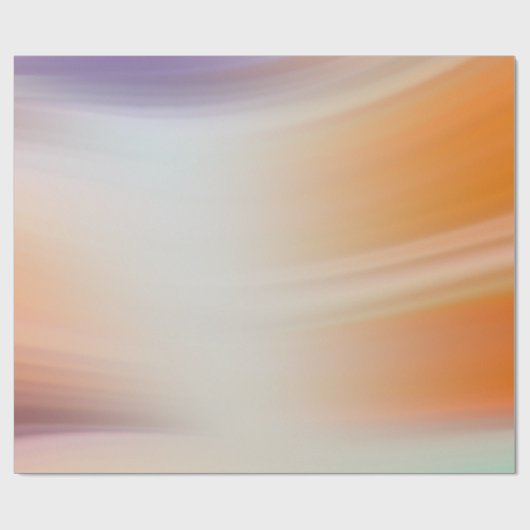 Modern Pastel Gradient Wrapping Paper Cadeaupapier (Vlak)