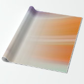 Modern Pastel Gradient Wrapping Paper Cadeaupapier (Uitgerold)