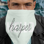Modern Pastel Mint Hallo en u noemt Bandana<br><div class="desc">Modern Pastel Mint Hallo en u noemt</div>