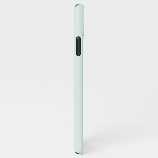 Modern Pastel Mint Hallo en u noemt iPhone Hoesje (Rechterkant)