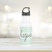 Modern Pastel Mint Hallo en u noemt
