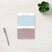 Modern Pastel | Monogramnota's Post-it® Notes (Kantoor)