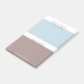 Modern Pastel | Monogramnota's Post-it® Notes (Schuin)