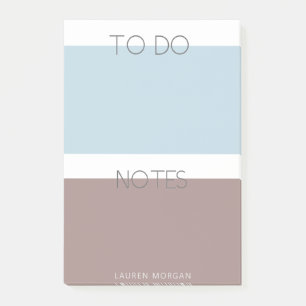 Modern Pastel   Monogramnota's Post-it® Notes